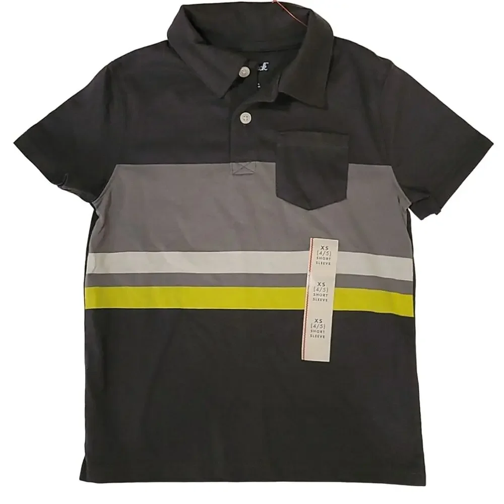 Cat & Jack Boys Polo, Brown, Size XS, NWOT